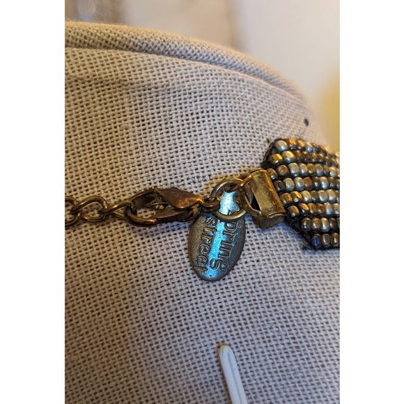 Spring Street Multi-Metallic Color Peyote Stitch Beaded Nine-Strand Necklace - Picture 3 of 8